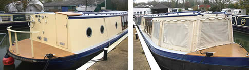 For Sale, a Peter Nicholls 45ft x 11ft NEW Liveaboard inspection launch